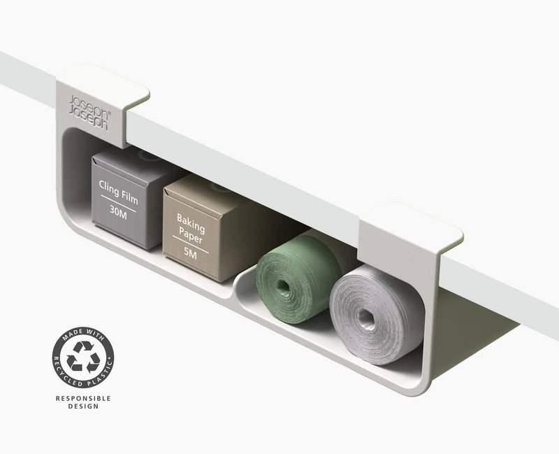 CupboardStore™ Kompakter Folien & Beutel Organizer aus recyceltem Plastik