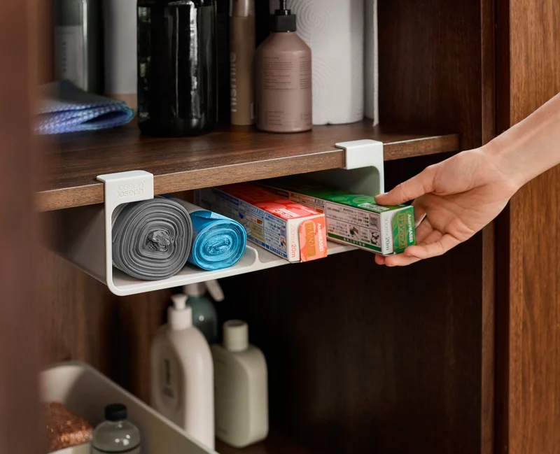 CupboardStore™ Kompakter Folien & Beutel Organizer aus recyceltem Plastik