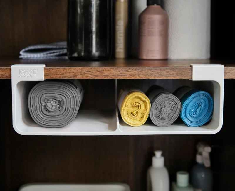 CupboardStore™ Kompakter Folien & Beutel Organizer aus recyceltem Plastik