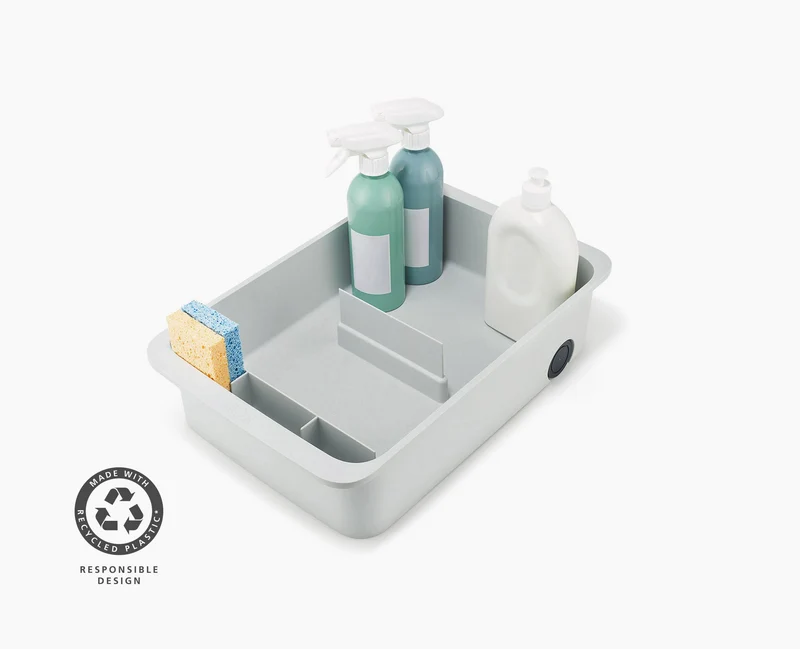 CupboardStore™ Großer ausziehbarer Putzschrank Storage Caddy aus recyceltem Plastik
