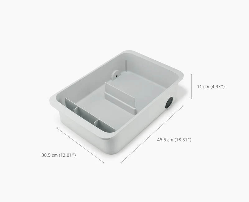 CupboardStore™ Großer ausziehbarer Putzschrank Storage Caddy aus recyceltem Plastik