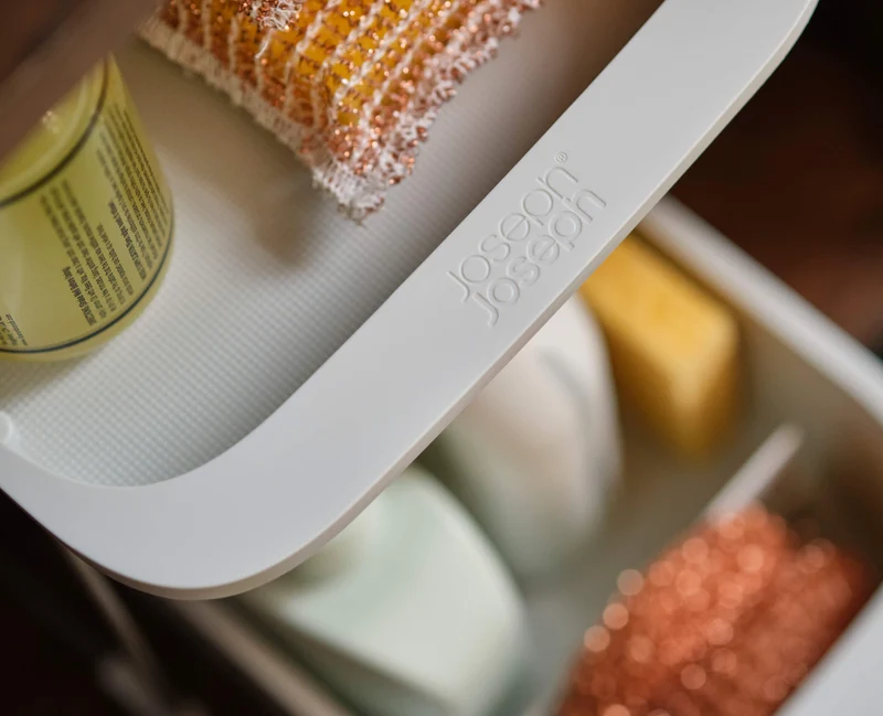 CupboardStore™ 2-stufiger ausziehbarer Putzschrank Storage Caddy aus recyceltem Plastik
