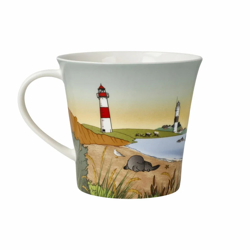 Goebel Coffee-/Tea Mug Sylt, Fine Bone China, Bunt, 350 ml, 23102271