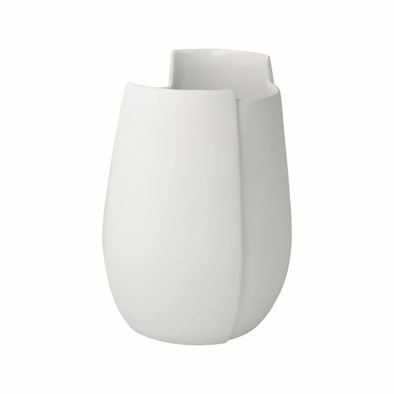 Goebel Vase Ova, Biskuit-Porzellan, Biskuit weiß, 16 cm, 14005801