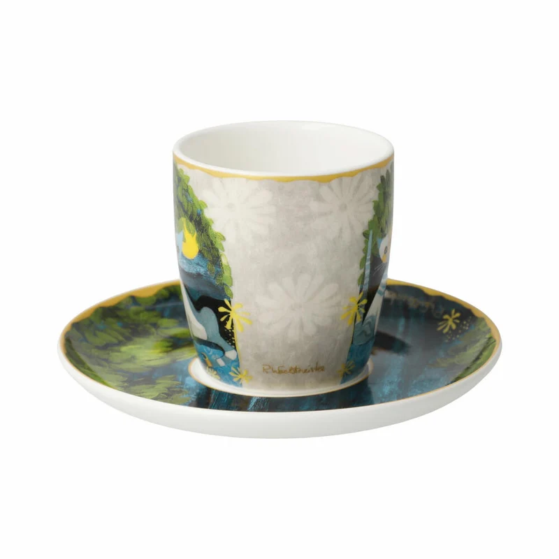 Goebel Espressotasse Rosina Wachtmeister -Al chiaro di luna, Fine Bone China, 100 ml, 66861391
