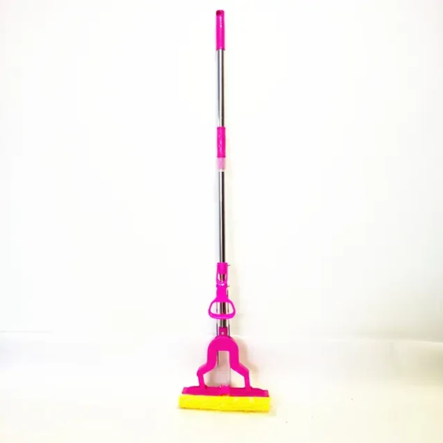 Self-Squeezing PVA Sponge Mop (Hands-Free Roller Mop for Floor Cleaning)