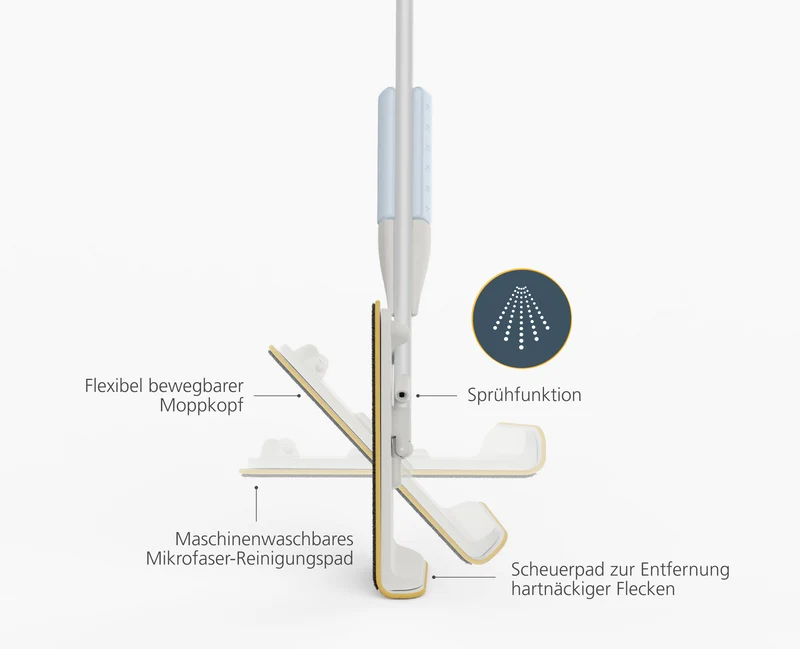 CleanTech™ 2-in-1 Sprühwischer