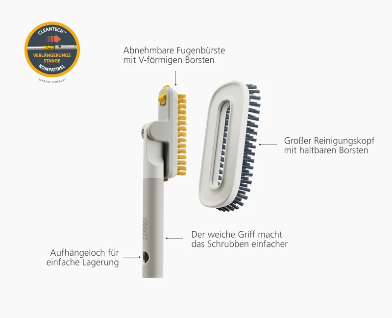 CleanTech™ 2-in-1 Fliesen- und Fugenreinigungsbürste
