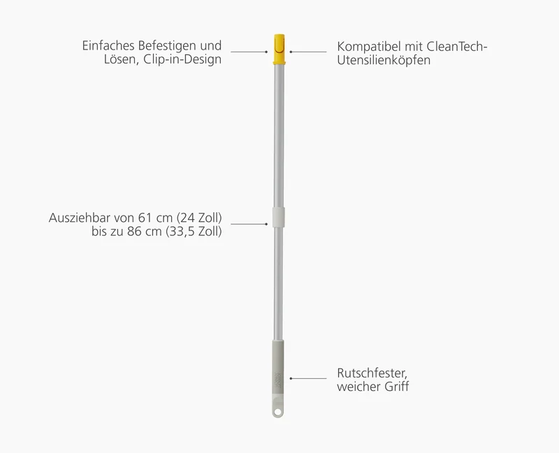 CleanTech™ Ausziehbare Teleskopstange