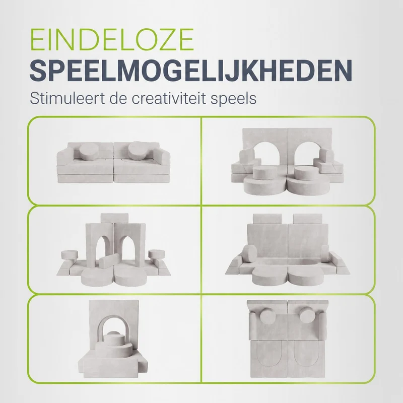 Kindersofa Kayo mit Cord Bezug & Kissen
