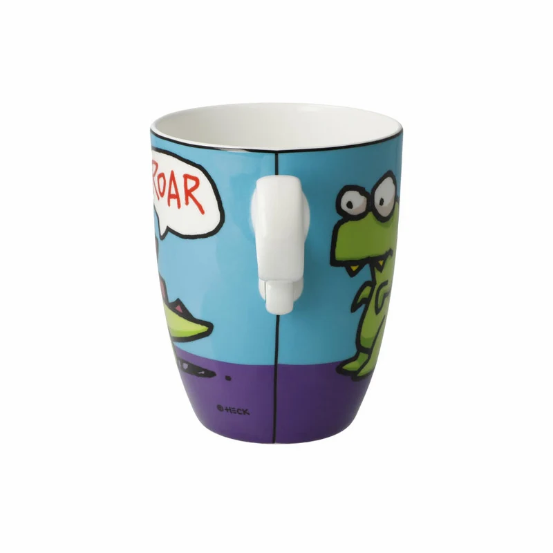 Goebel Künstlertasse Ed Eck - Roar, Fine Bone China, Bunt, 400 ml, 67200191