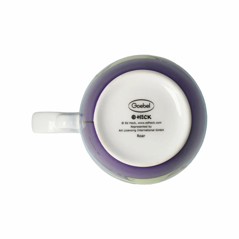 Goebel Künstlertasse Ed Eck - Roar, Fine Bone China, Bunt, 400 ml, 67200191