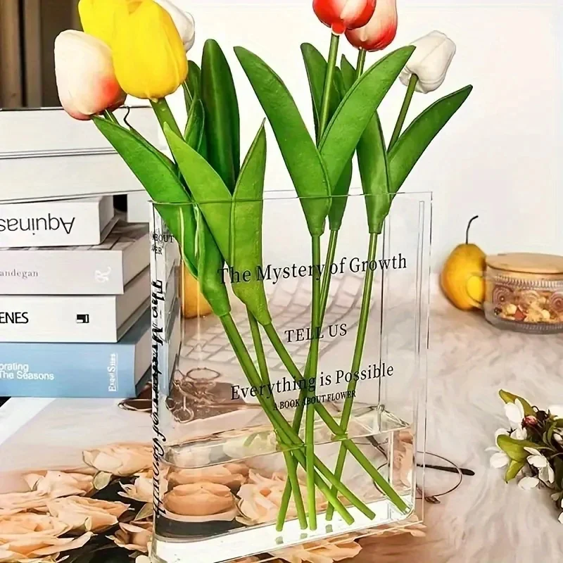 Bloom & Bind Acrylic Book Flower Vase