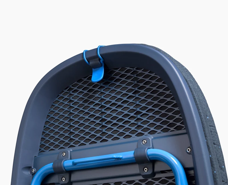 Pocket Max Plus Tischbügelbrett 110cm mit hochwertigem Bezug in Blau