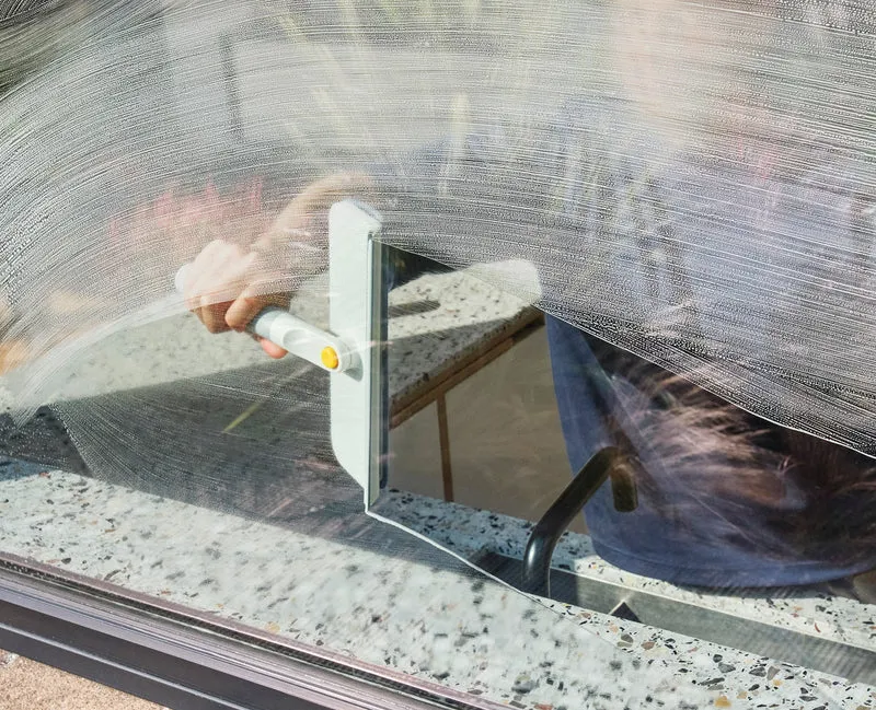 CleanTech™ 2-in-1 Mikrofaser-Fensterwischer und -abzieher