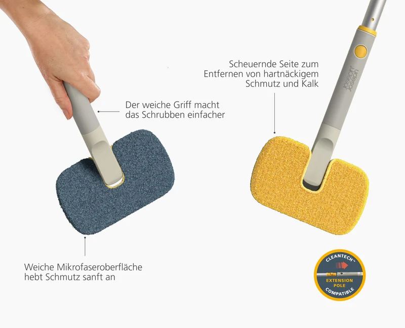 CleanTech™ 2-in-1 Mikrofaser-Handwischer für Oberflächen