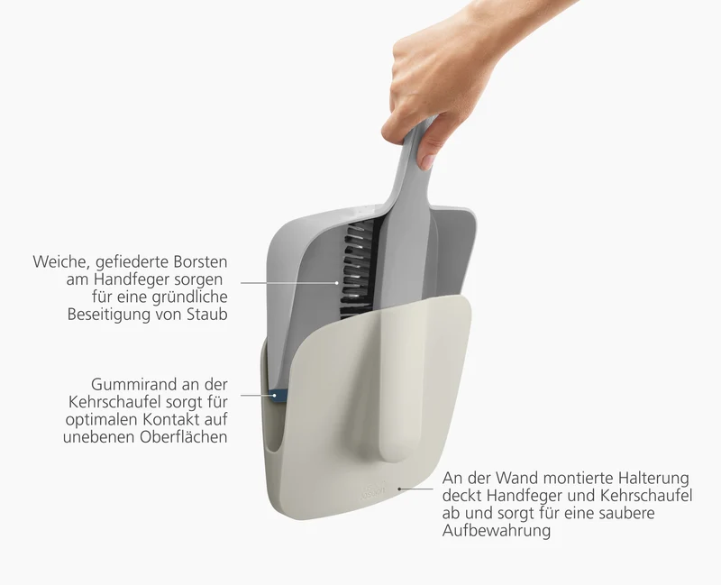 CleanTech™ Handfeger und Kehrblech
