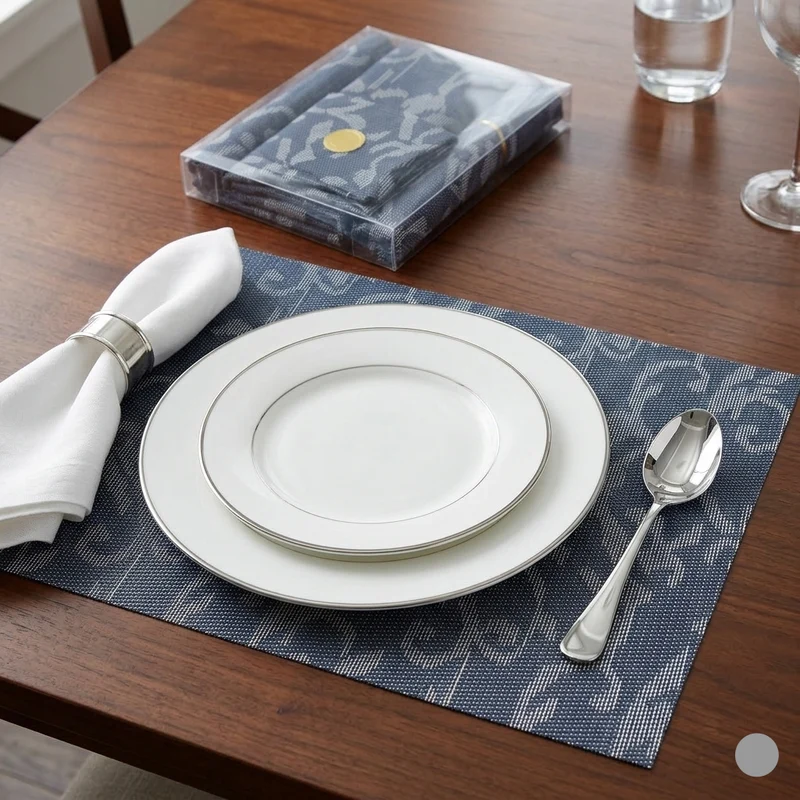 PVC Heat-Resistant Table Placemat 6PCS Set