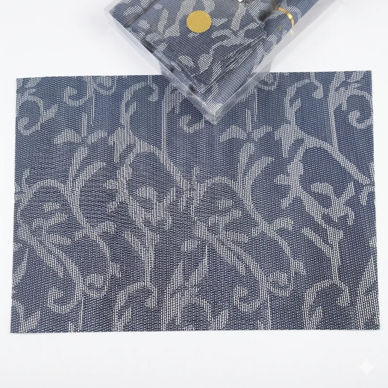 PVC Heat-Resistant Table Placemat 6PCS Set