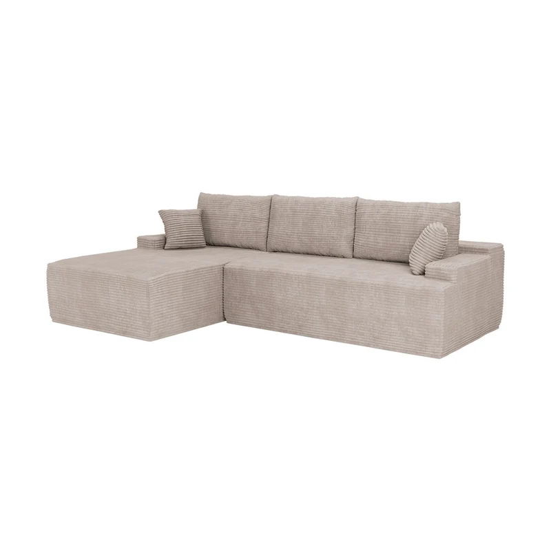 Sofa Coredo mit Cord Bezug & Dekokissen