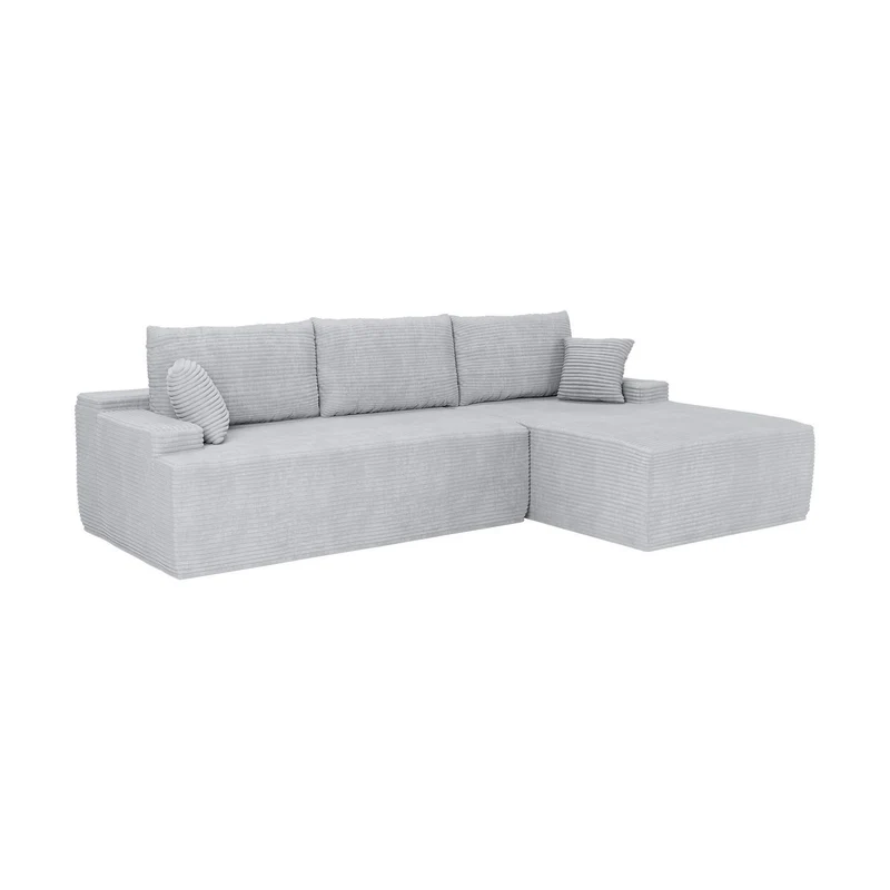 Sofa Coredo mit Cord Bezug & Dekokissen