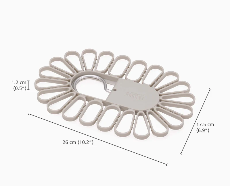 Petal™ 22-teiliger Schnellspannbügel zum Trocknen in Ecru
