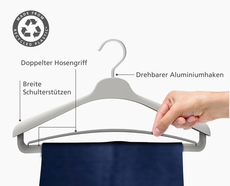 Orderly™ 2er-Set Anzug- & Mantelkleiderbügel