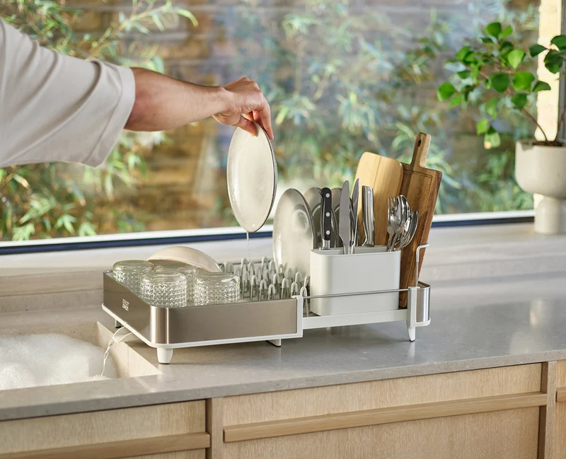 2-teiliges Stone Abtropf- und Spülbecken-Organizer-Set