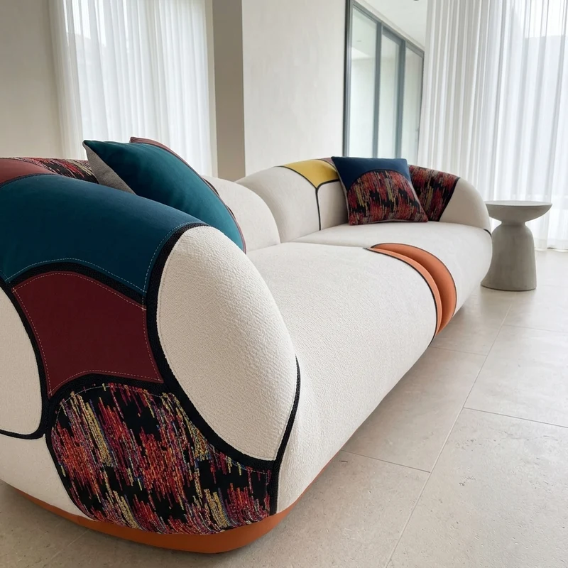 Every Color Patchwork Colorful Lounge Sofa