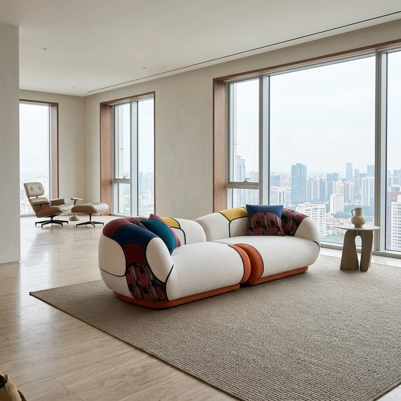 Every Color Patchwork Colorful Lounge Sofa