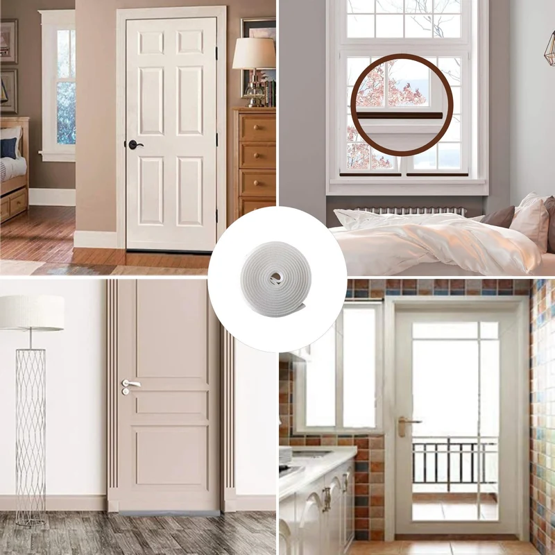 Parafreddo per porte e finestre bianco 15 mm x 4 mt - bianco — GEKO