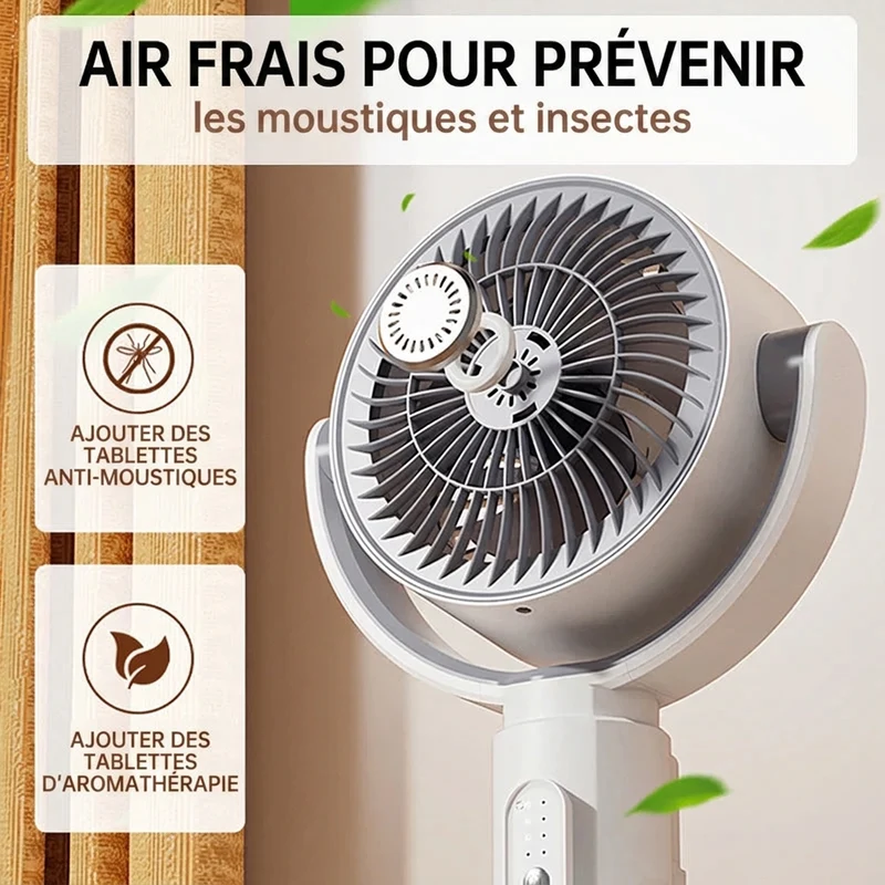 Ventilateur sur pied silencieux - Rafraîchissement optimal