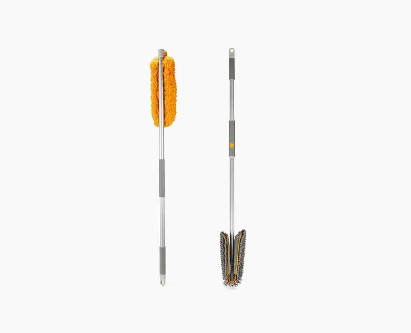 CleanTech™ Verstellbares Hochbereichs- & Boden-Staubwischer-Set