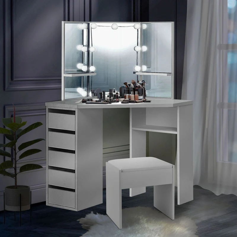 Schminktisch Nova mit Hocker Melly