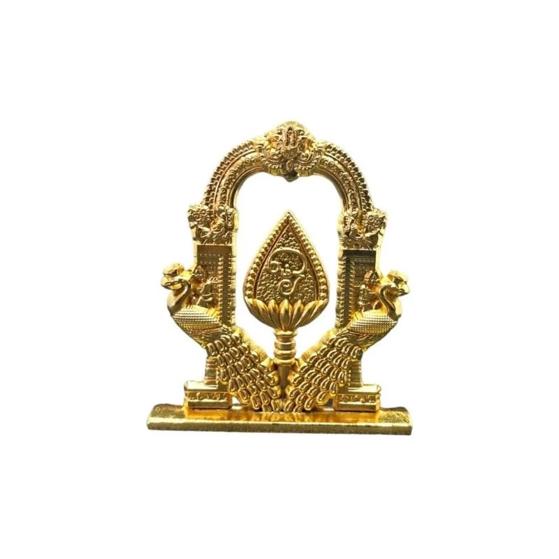 Murugan Vel with Peacock for Car Dashboard