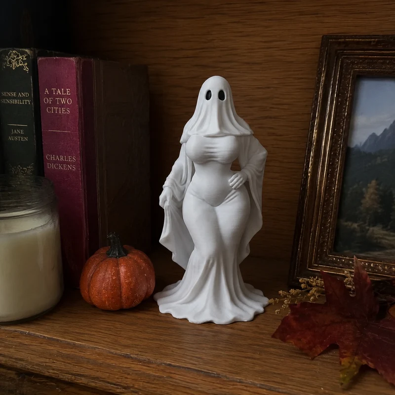 Boo Belle Gothic Ghost Girl Figurine Ornament
