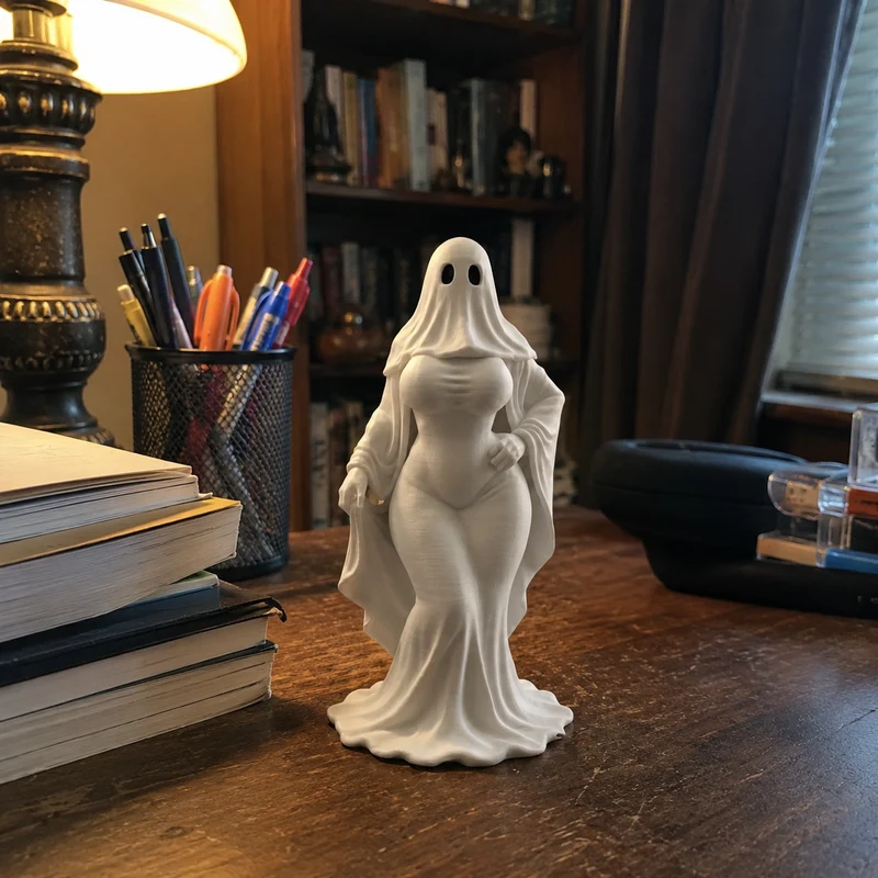 Boo Belle Gothic Ghost Girl Figurine Ornament