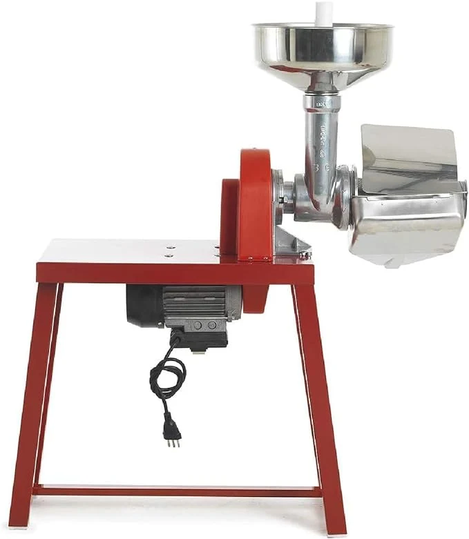 Spremipomodoro con banchetto Inox 330 watt — MADE IN Italy