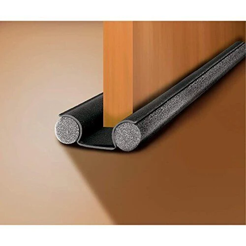 Paraspifferi sottoporta doppia protezione Cardinale 95 cmx 25 mm - marrone