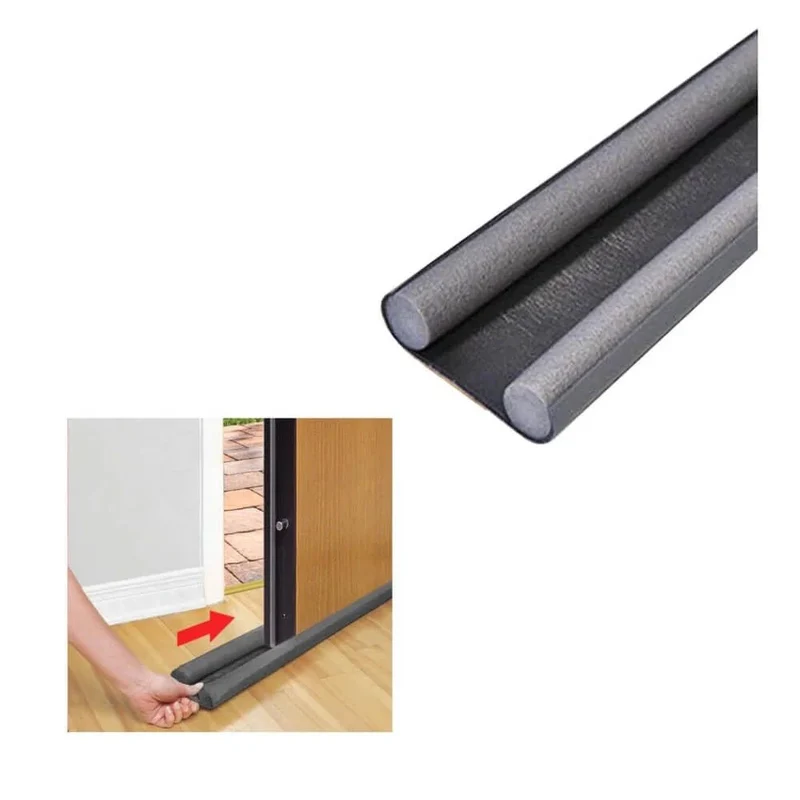 Paraspifferi sottoporta doppia protezione Cardinale 95 cmx 25 mm - marrone
