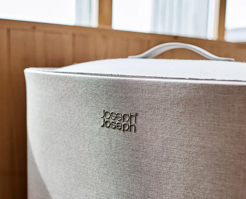 Tota 2 Twin 90L Blasses Pilzbraun Wäsche-Trennkorb