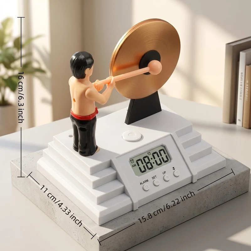 Wake Up Gong Alarm Clock