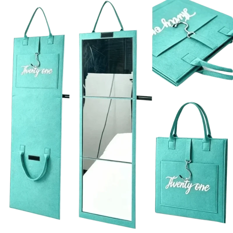 Calm Reflection Portable Full Length Standing Mirror