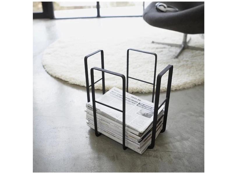 Zeitungsständer Black
