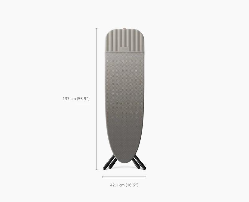Glide 2 130cm Blasses Pilzbraun Leicht-Verstauendes Bügelbrett