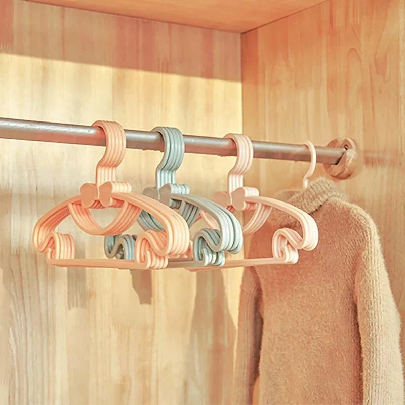 5 PCs Kids Baby Clothes Plastic Hanger