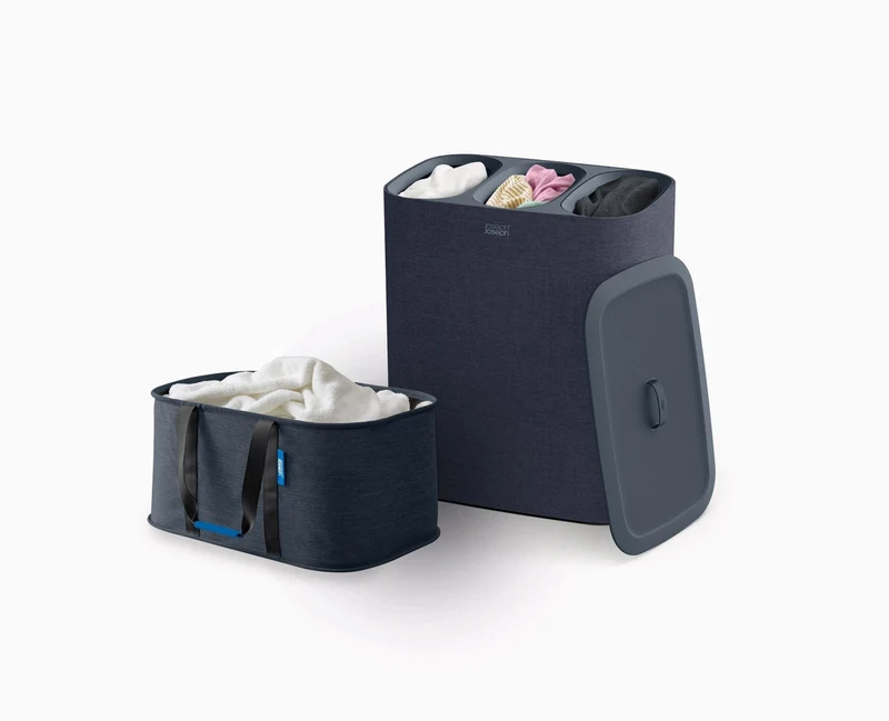 2-teiliges Wäschekorb-Set Tota Trio 90L & Hold-All™ 35L Schwarz