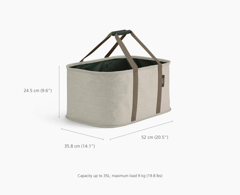 2-teiliges Wäschekorb-Set Tota Twin 90L & Hold-All™ 35L Ecru