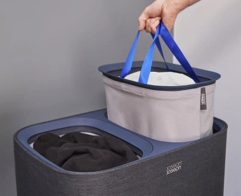 2-teiliges Wäschekorb-Set Tota Twin 90L & Hold-All™ 35L Schwarz