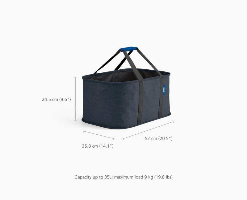 2-teiliges Wäschekorb-Set Tota Twin 90L & Hold-All™ 35L Schwarz